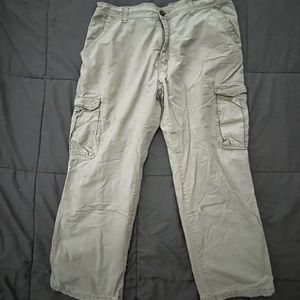 Mens Fleece Cargo Work Pants Sz 40X30